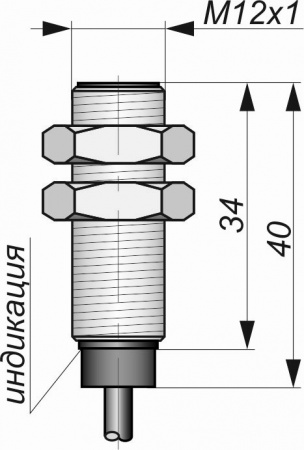 Датчик бесконтактный индуктивный И05-NO-PNP-HT(Л63)