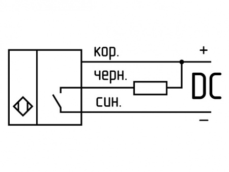 Датчик уровня жидкости DP01-NO-NPN-M10x1