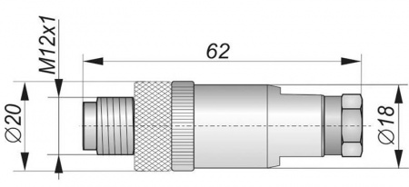 Вилка кабельная PC12-11423
