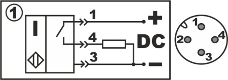 Датчик индуктивный бесконтактный И13-NO-PNP-P(Д16Т)